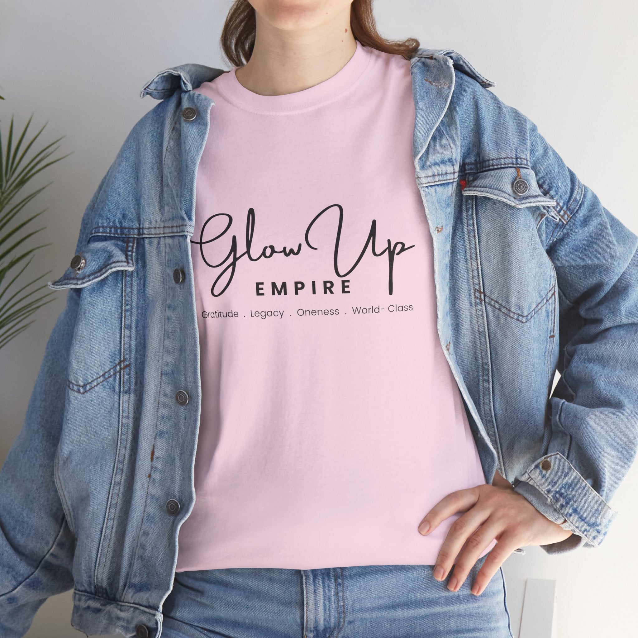 Glow Up Empire Graphic T‑Shirt