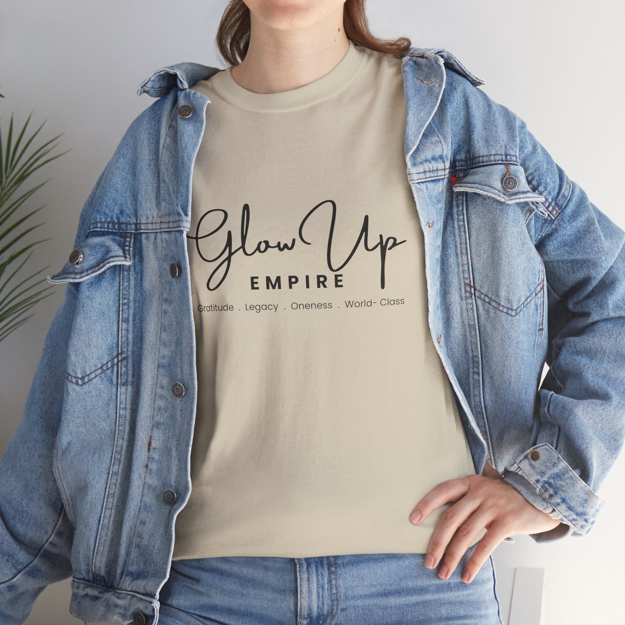 Glow Up Empire Graphic T‑Shirt
