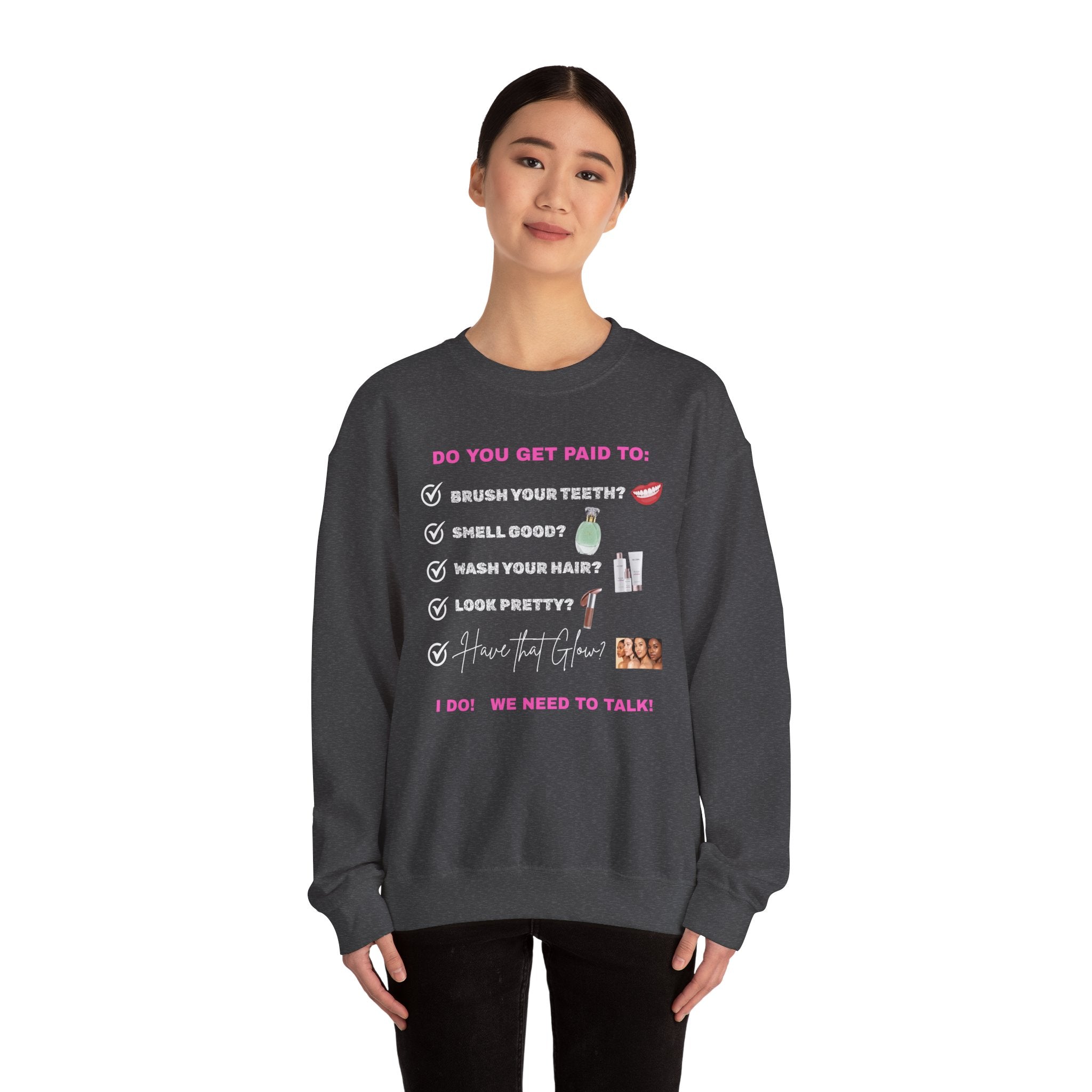 Do you get paid to... Unisex Heavy Blend™ Crewneck Sweatshirt