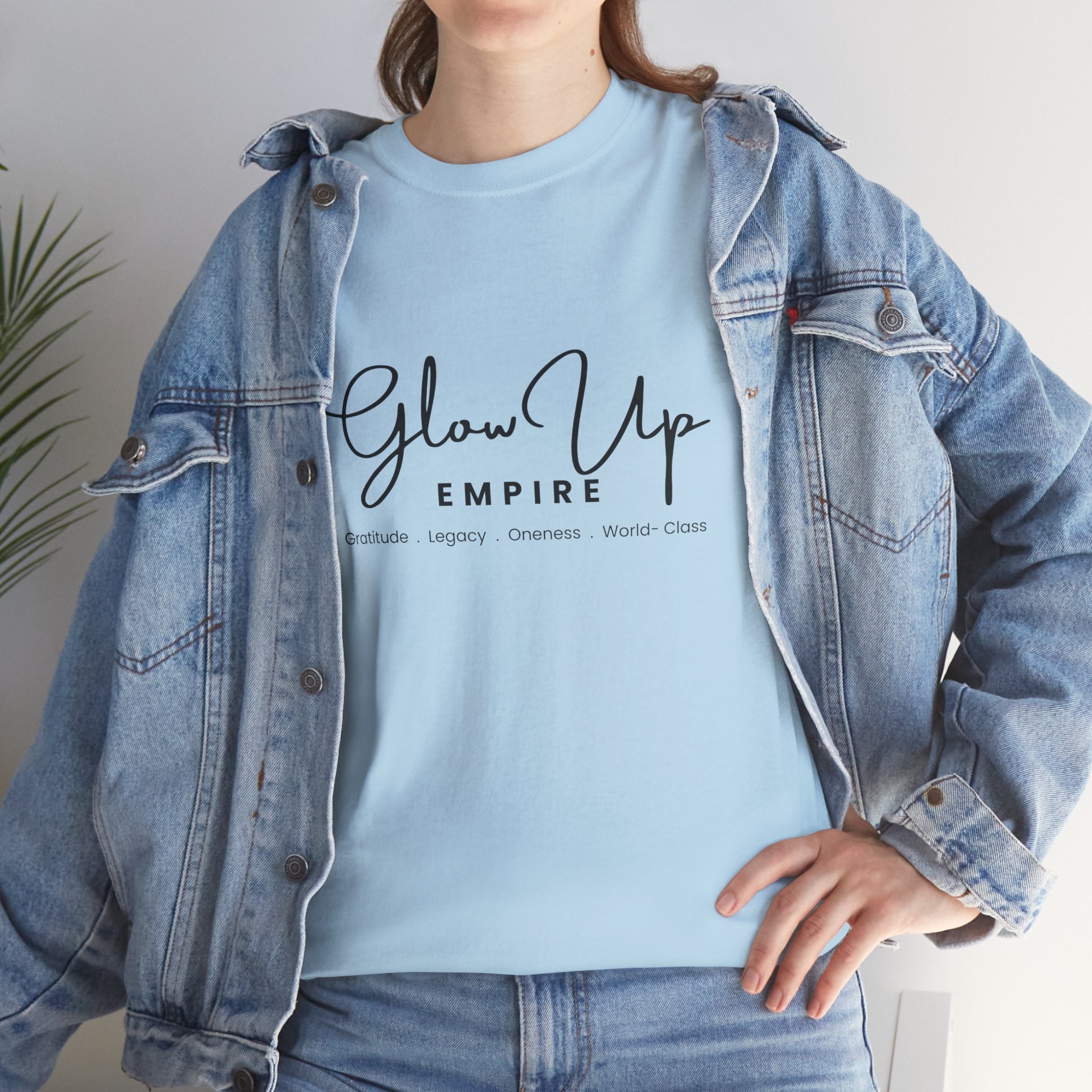 Glow Up Empire Graphic T‑Shirt