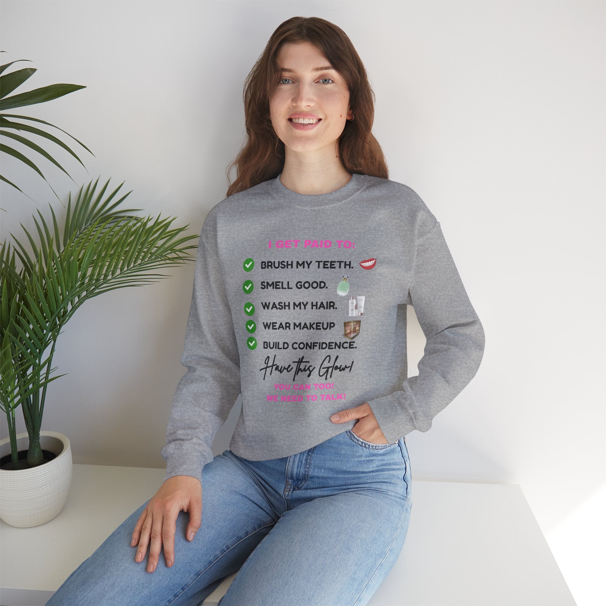 Do you get paid to... Unisex Heavy Blend™ Crewneck Sweatshirt