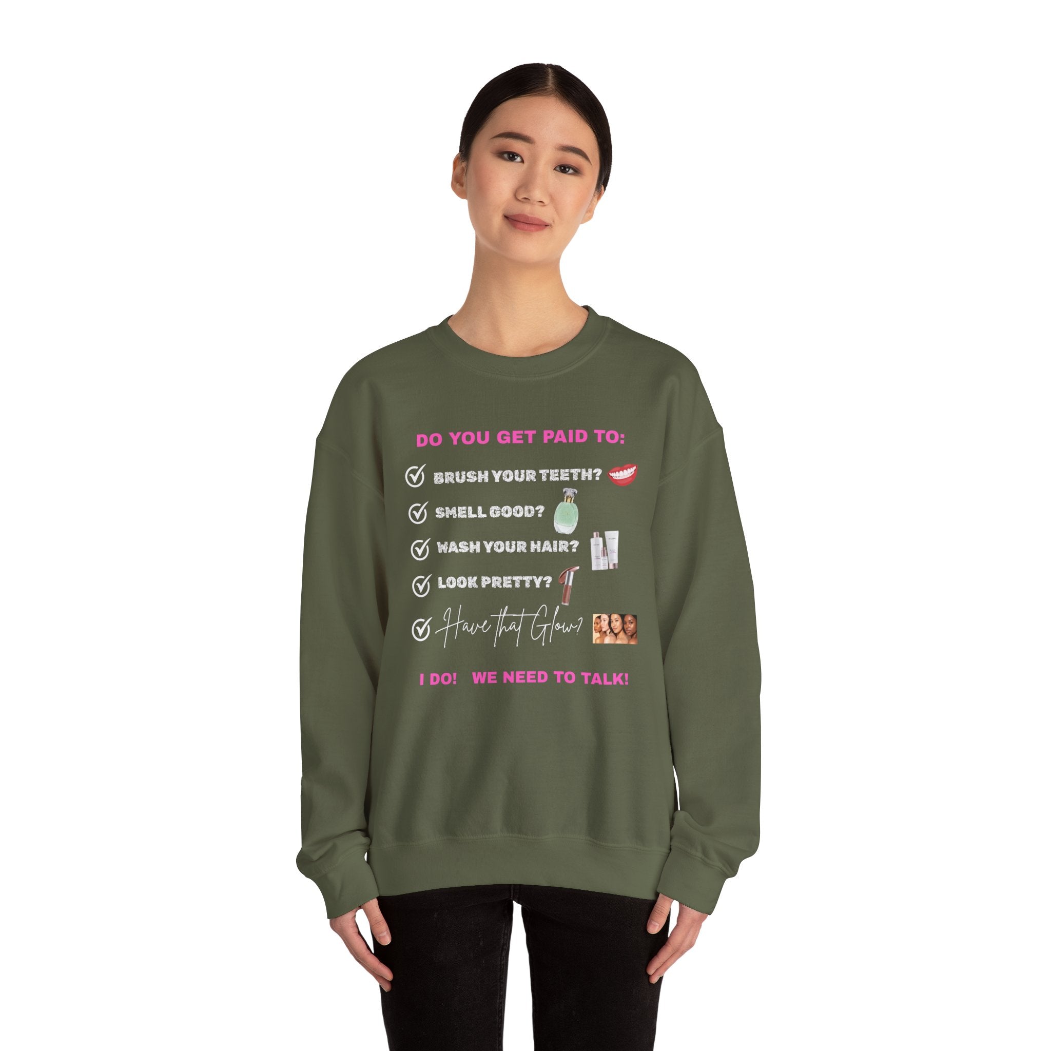 Do you get paid to... Unisex Heavy Blend™ Crewneck Sweatshirt