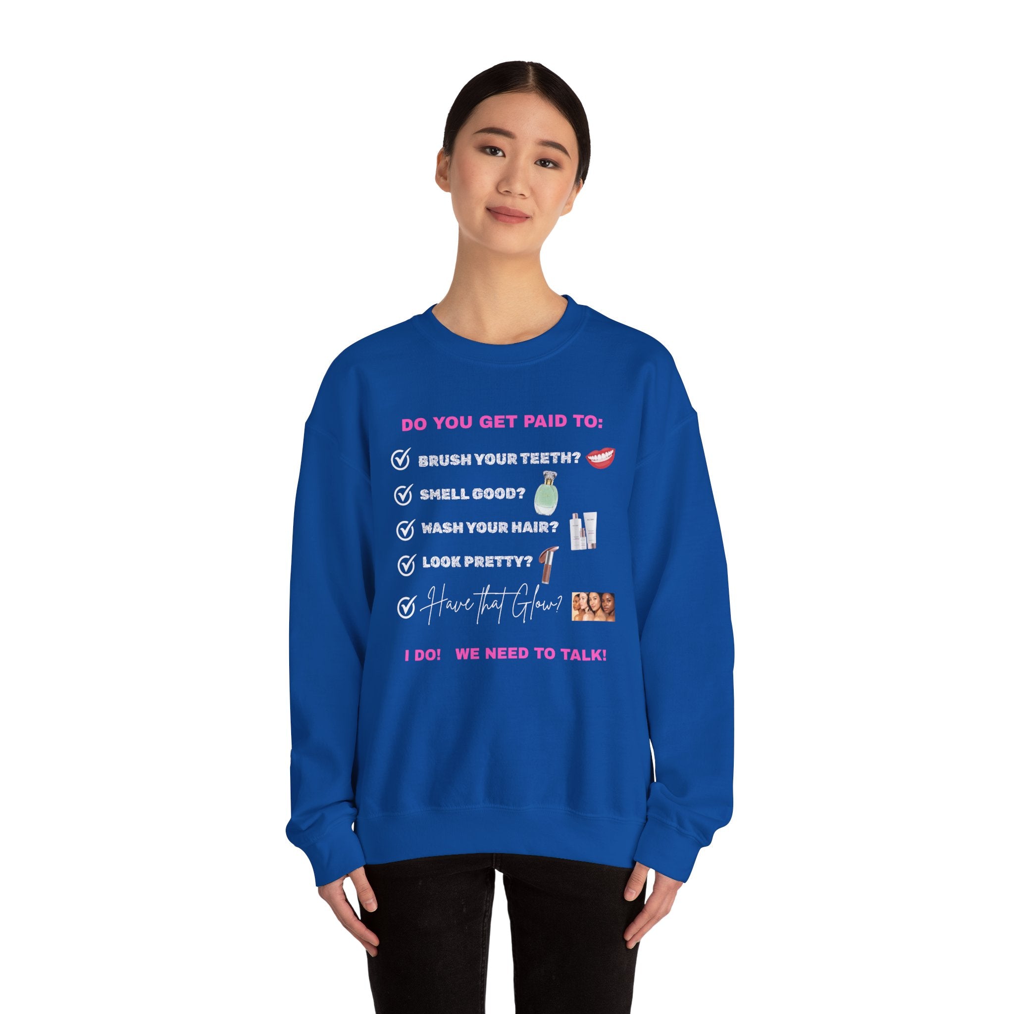 Do you get paid to... Unisex Heavy Blend™ Crewneck Sweatshirt