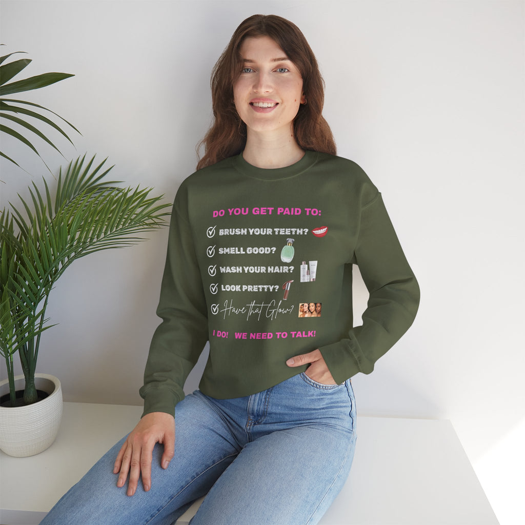 Do you get paid to... Unisex Heavy Blend™ Crewneck Sweatshirt