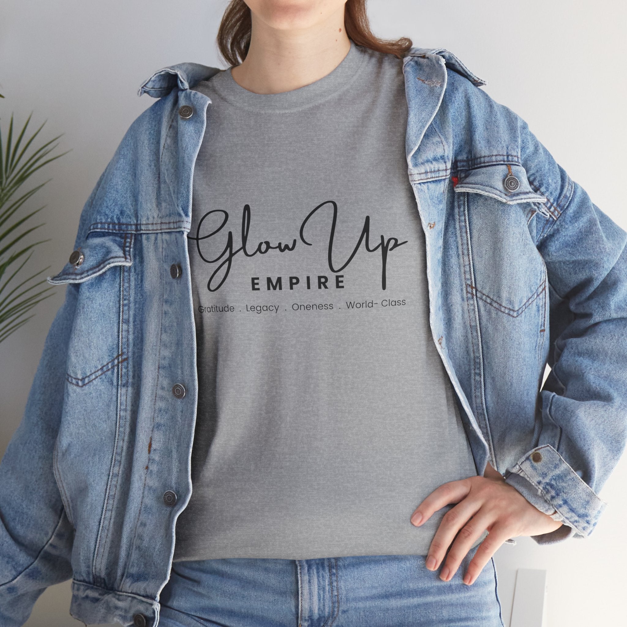 Glow Up Empire Graphic T‑Shirt