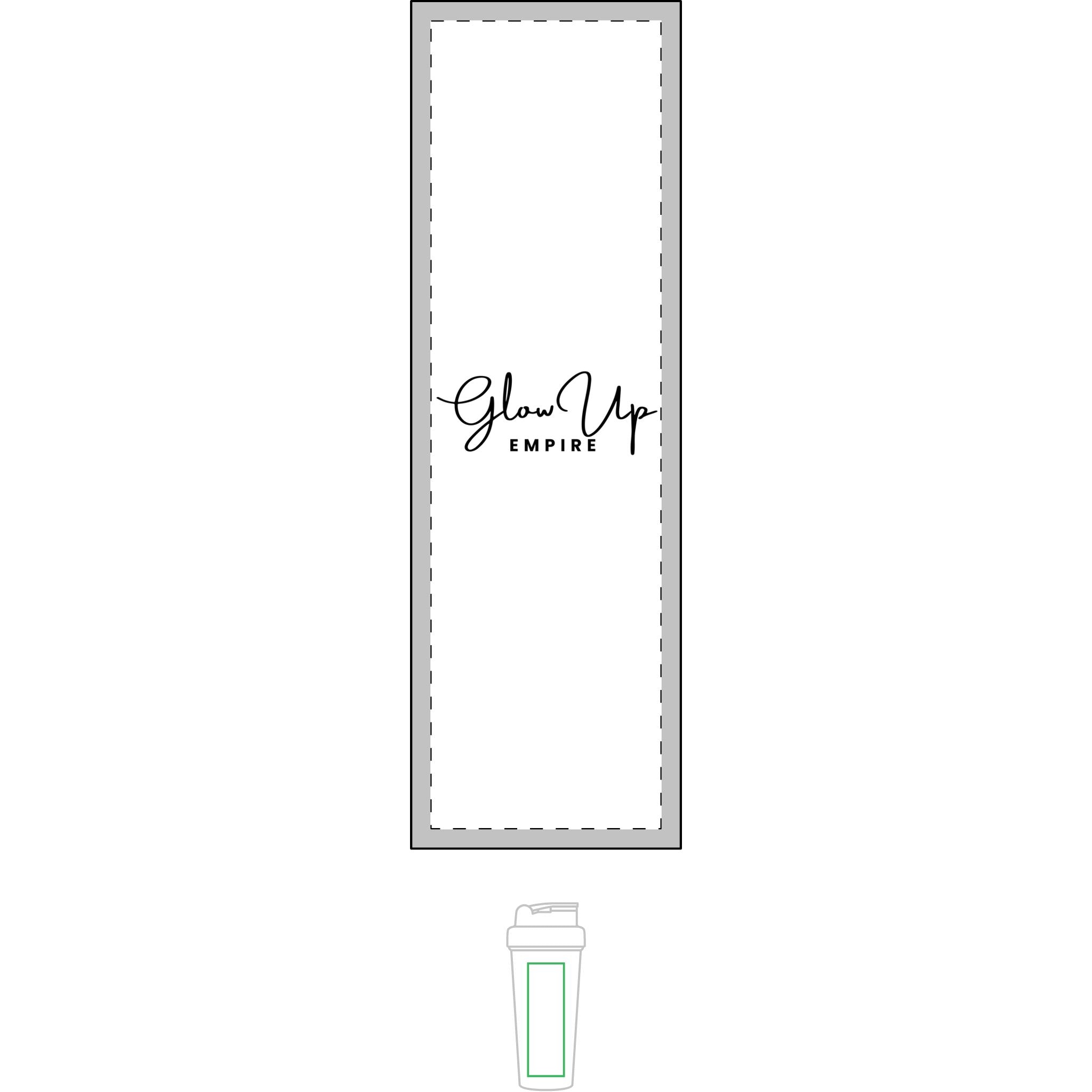 Glow Up Empire Protein Shaker