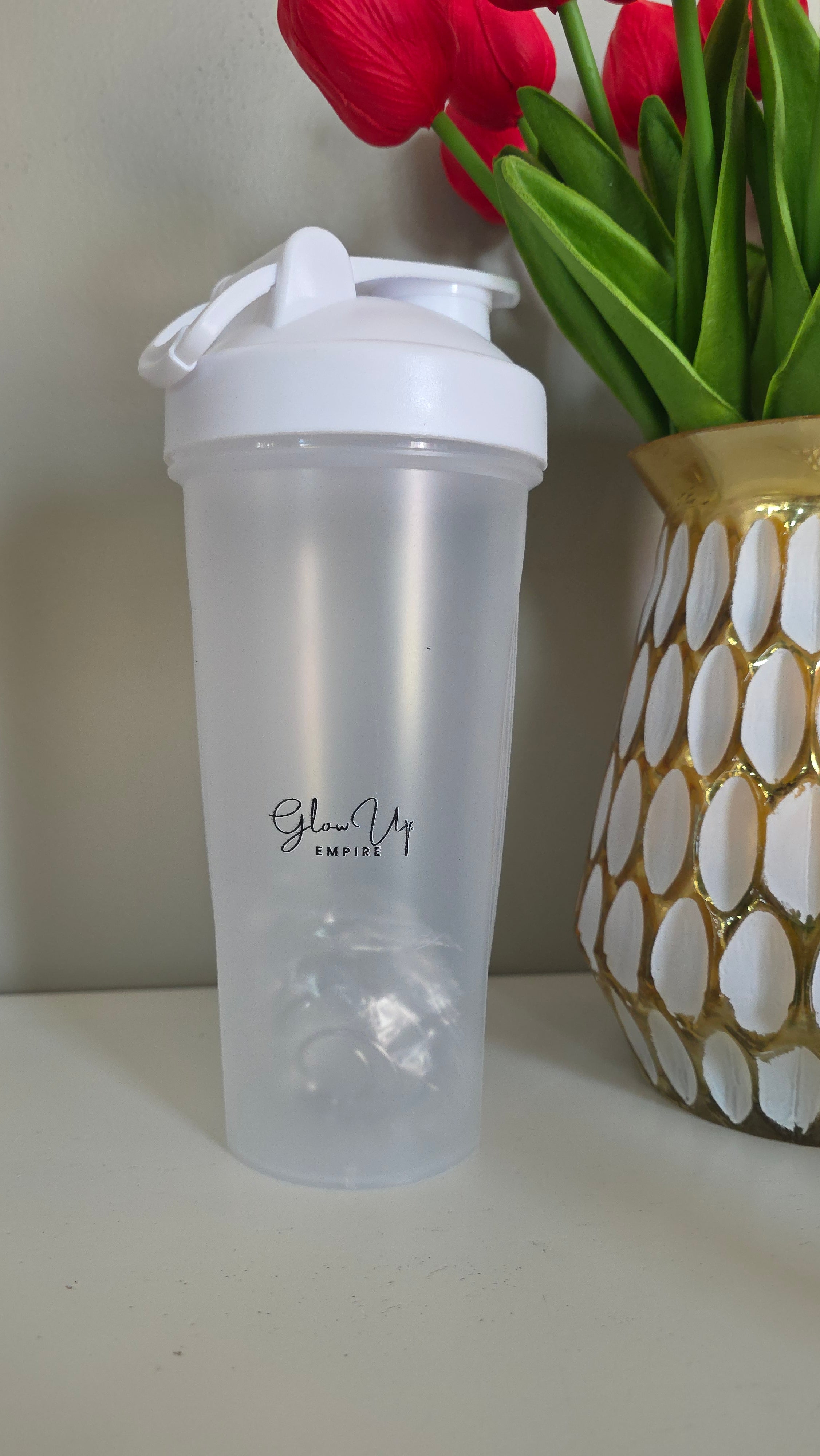 Glow Up Empire Protein Shaker- 24 oz.